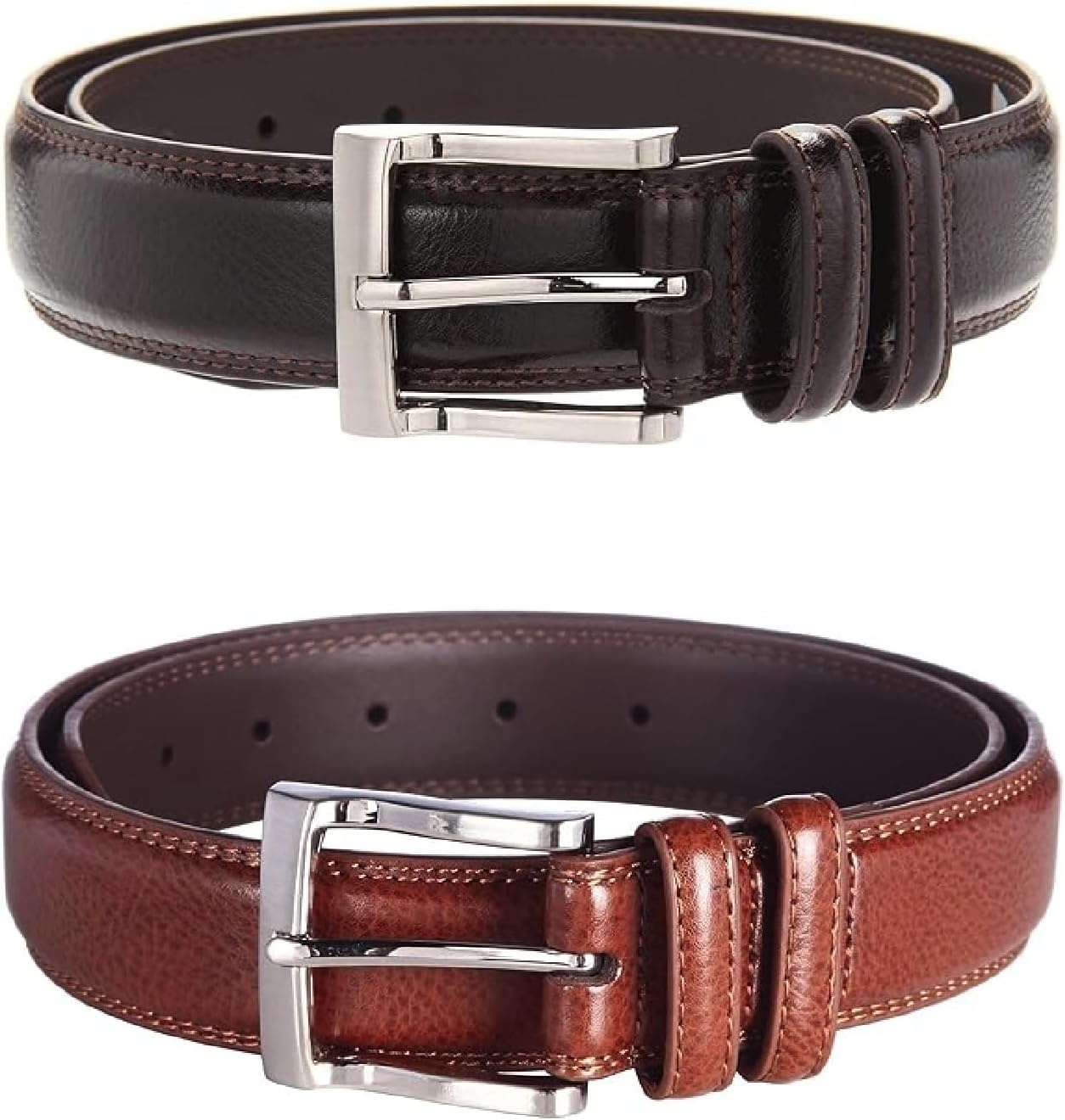 image:imageFlorsheim Pebble Grain Leather BeltBrown