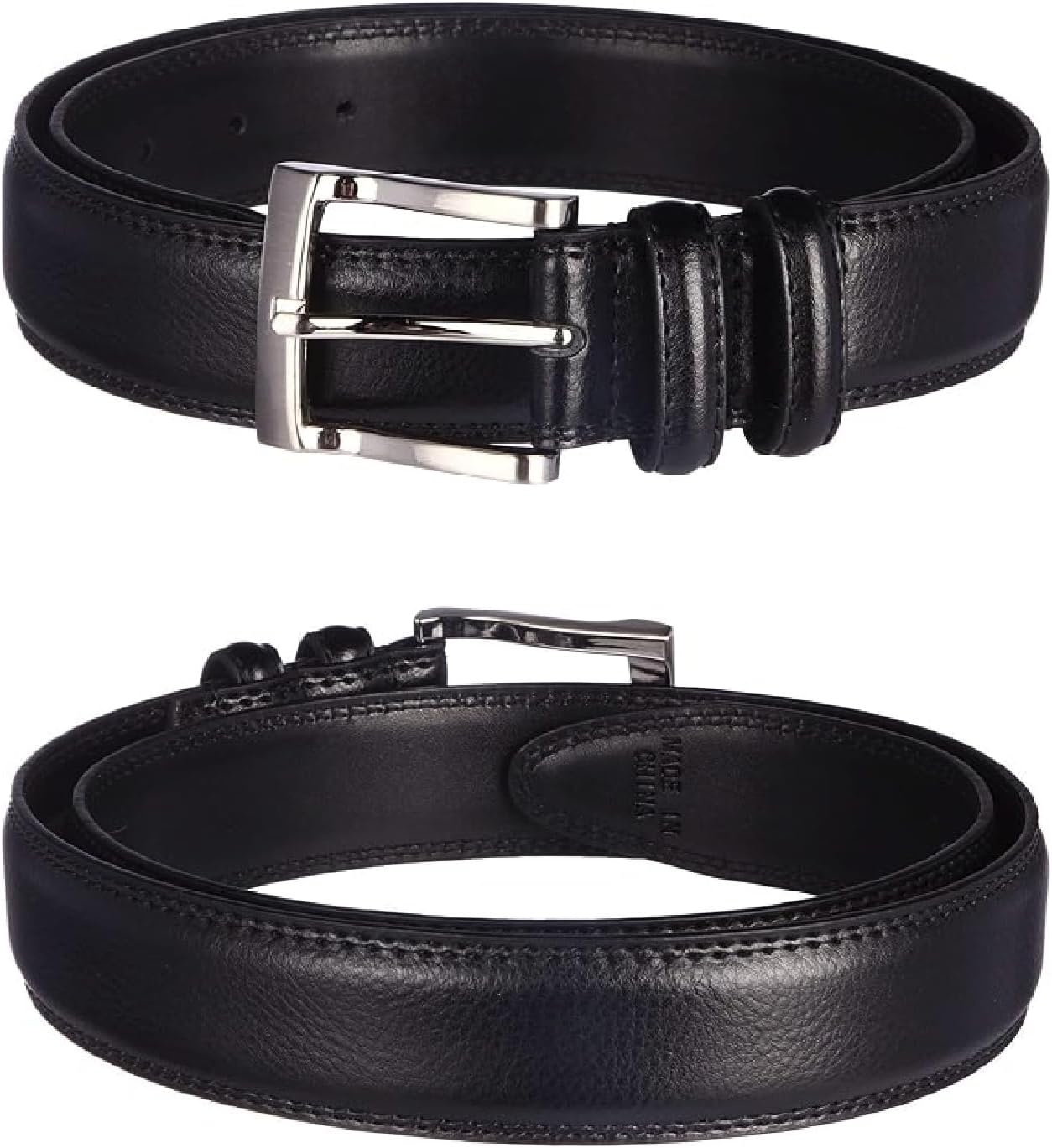 image:imageFlorsheim Pebble Grain Leather BeltCognac