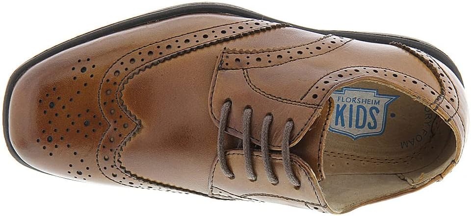 image:imageFlorsheim Boys Reveal Wingtip Oxford JR Little Kid amp Big KidCognac