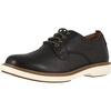 Black Smooth/White Sole