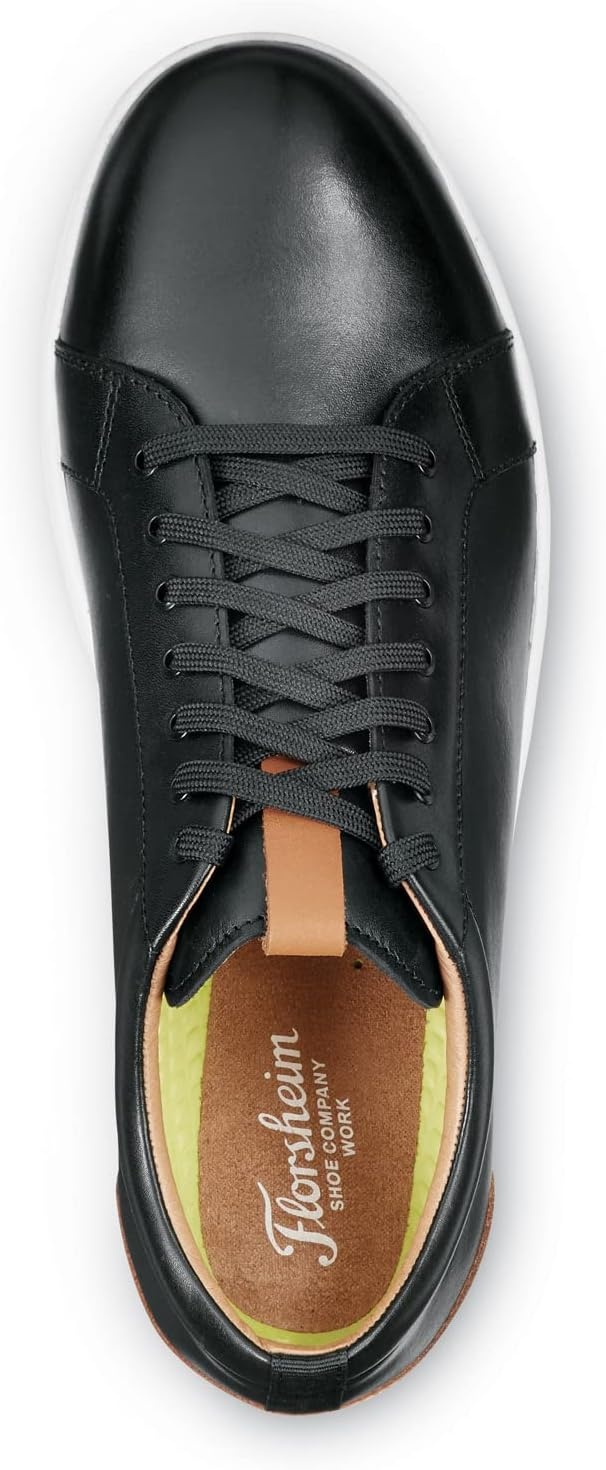 image:imageFlorsheim Crossover Work Mens Black Steel Toe EH MaxTrax Slip Resistant Lace to Toe Oxford Work ShoeBlack