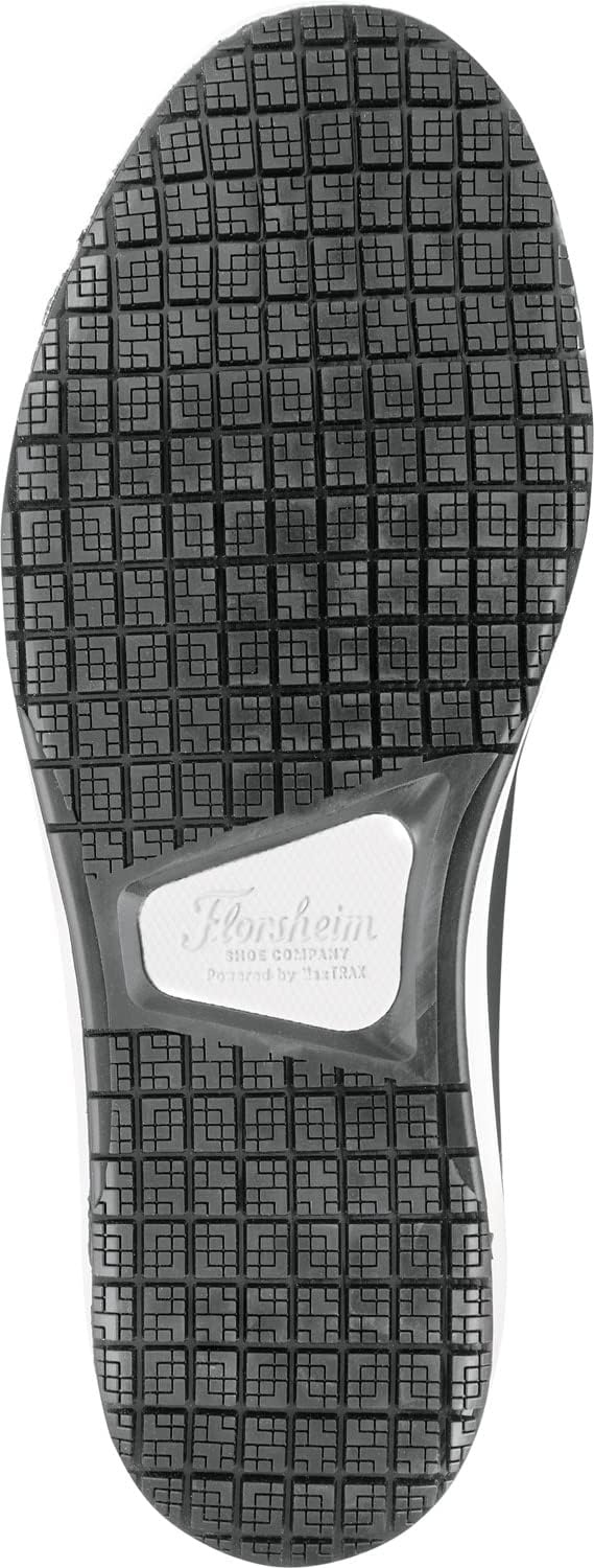 image:imageFlorsheim Crossover Work Mens Black Steel Toe EH MaxTrax Slip Resistant Lace to Toe Oxford Work ShoeBlack