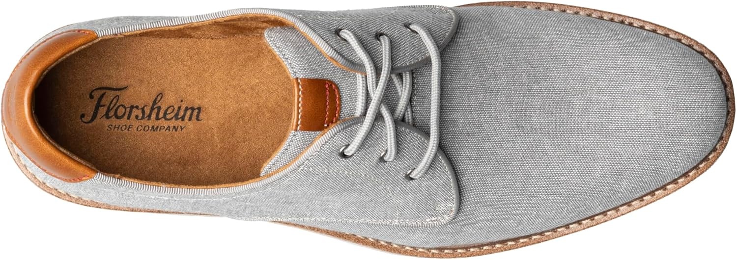 image:imageFlorsheim Herington Canvas Plain Toe OxfordGrey