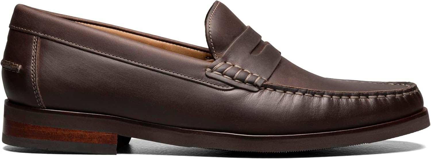 image:imageFlorsheim Mens Brisbane Flex Moc Toe Penny LoaferBrown Crazy Horse