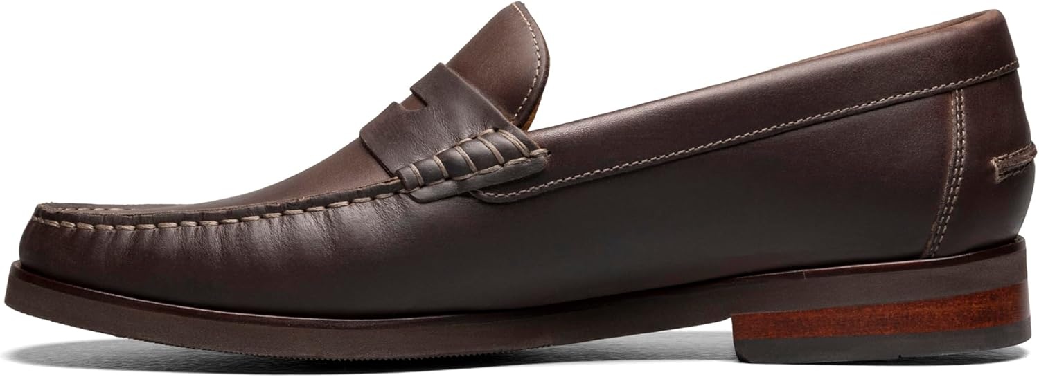 image:imageFlorsheim Mens Brisbane Flex Moc Toe Penny LoaferBrown Crazy Horse