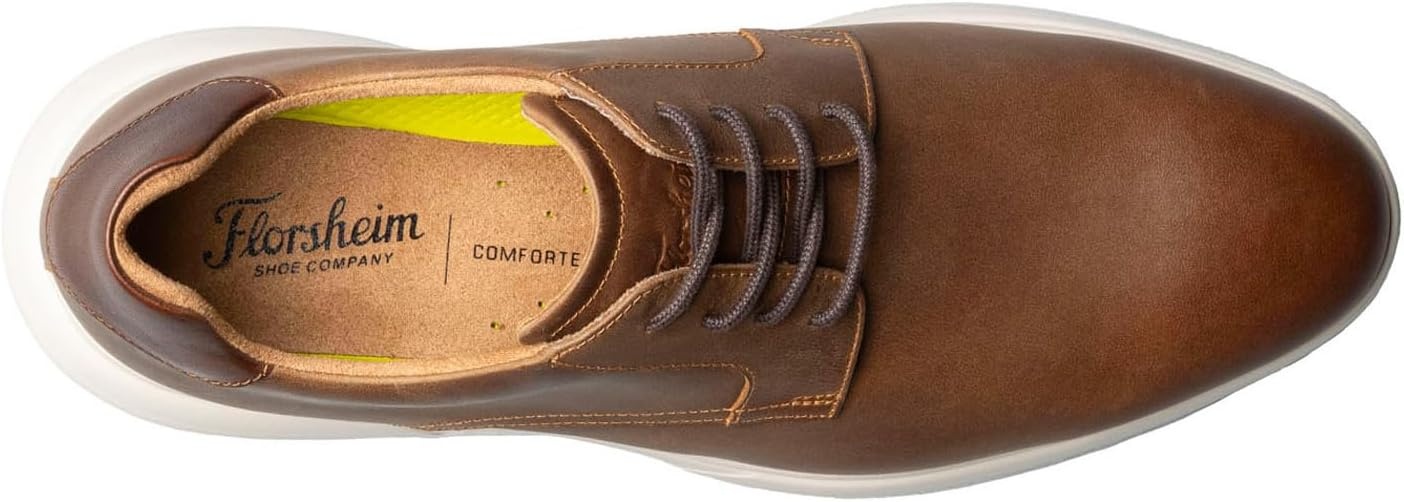 image:imageFlorsheim Mens Dash Plain Toe OxfordBrown Crazy Horse