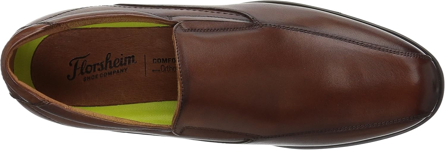 image:imageFlorsheim Mens Medfield Bike Toe Slip Loafer Dress ShoeBrown
