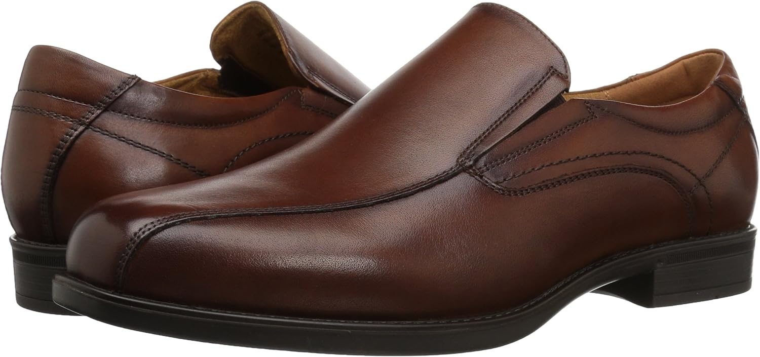 image:imageFlorsheim Mens Medfield Bike Toe Slip Loafer Dress ShoeBrown