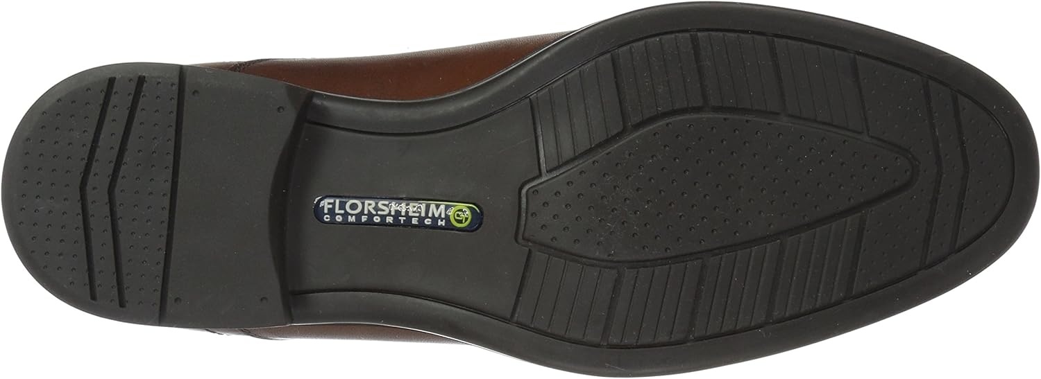 image:imageFlorsheim Mens Medfield Bike Toe Slip Loafer Dress ShoeBrown