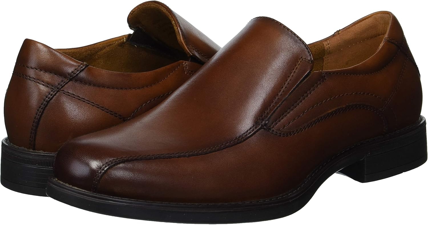 image:imageFlorsheim Mens Medfield Bike Toe Slip Loafer Dress ShoeCognac