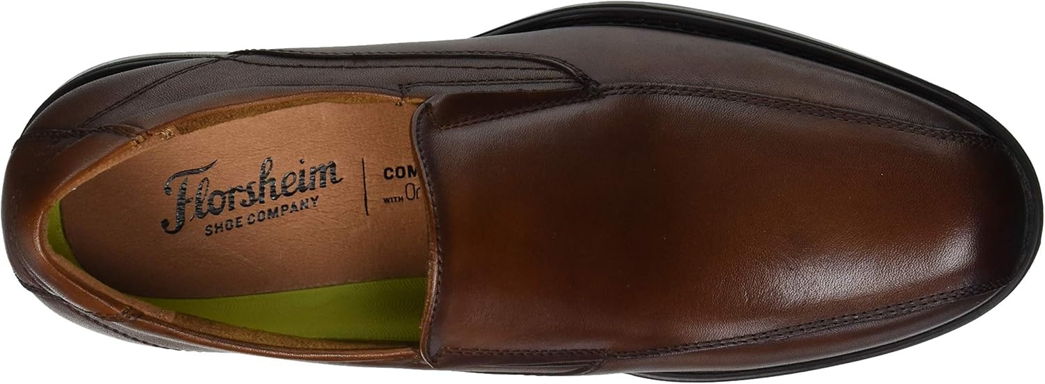 image:imageFlorsheim Mens Medfield Bike Toe Slip Loafer Dress ShoeCognac