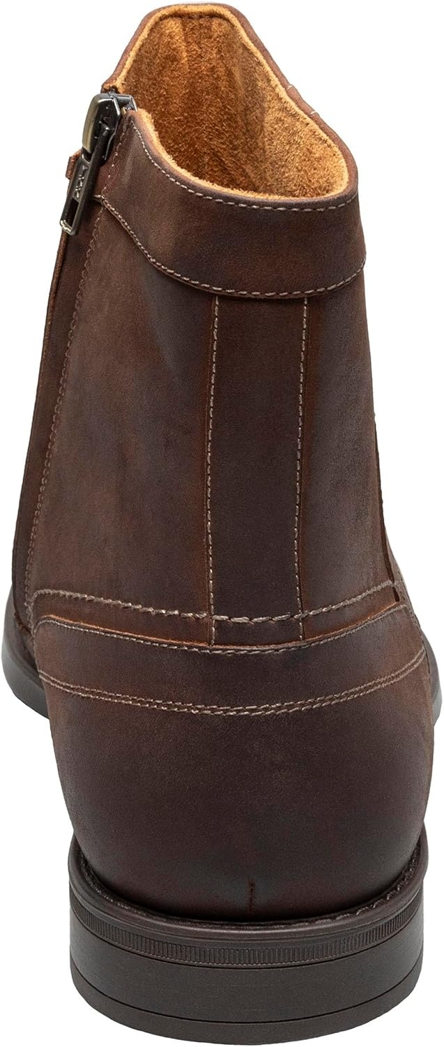 image:imageFlorsheim Mens Medfield Plain Toe Zip Boot FashionBrown Crazyhorse