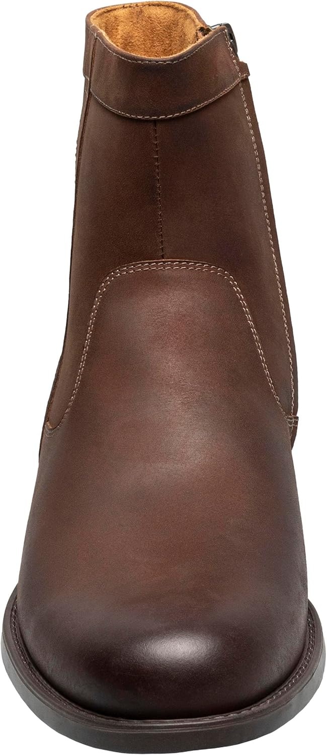 image:imageFlorsheim Mens Medfield Plain Toe Zip Boot FashionBrown Crazyhorse