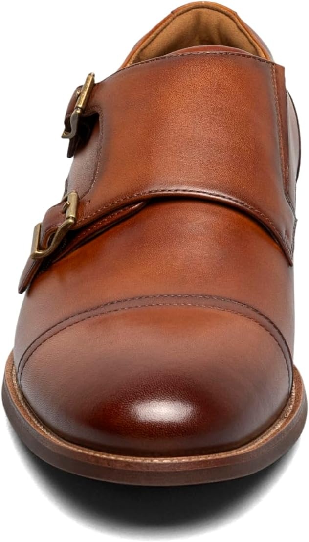 image:imageFlorsheim Mens Rubano Cap Toe Double Monk OxfordCognac