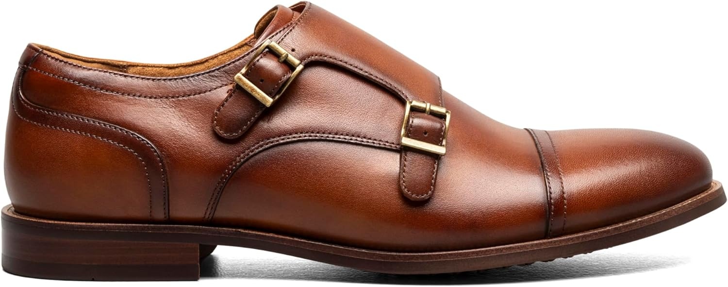 image:imageFlorsheim Mens Rubano Cap Toe Double Monk OxfordCognac