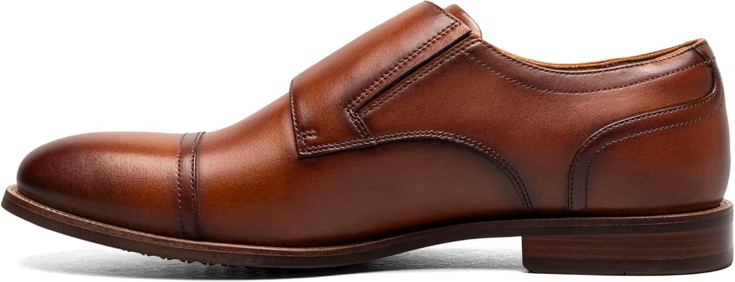 image:imageFlorsheim Mens Rubano Cap Toe Double Monk OxfordCognac