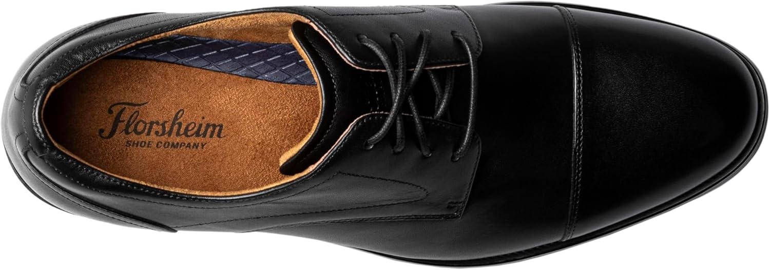 image:imageFlorsheim Mens Rubano Cap Toe OxfordBlack Smooth