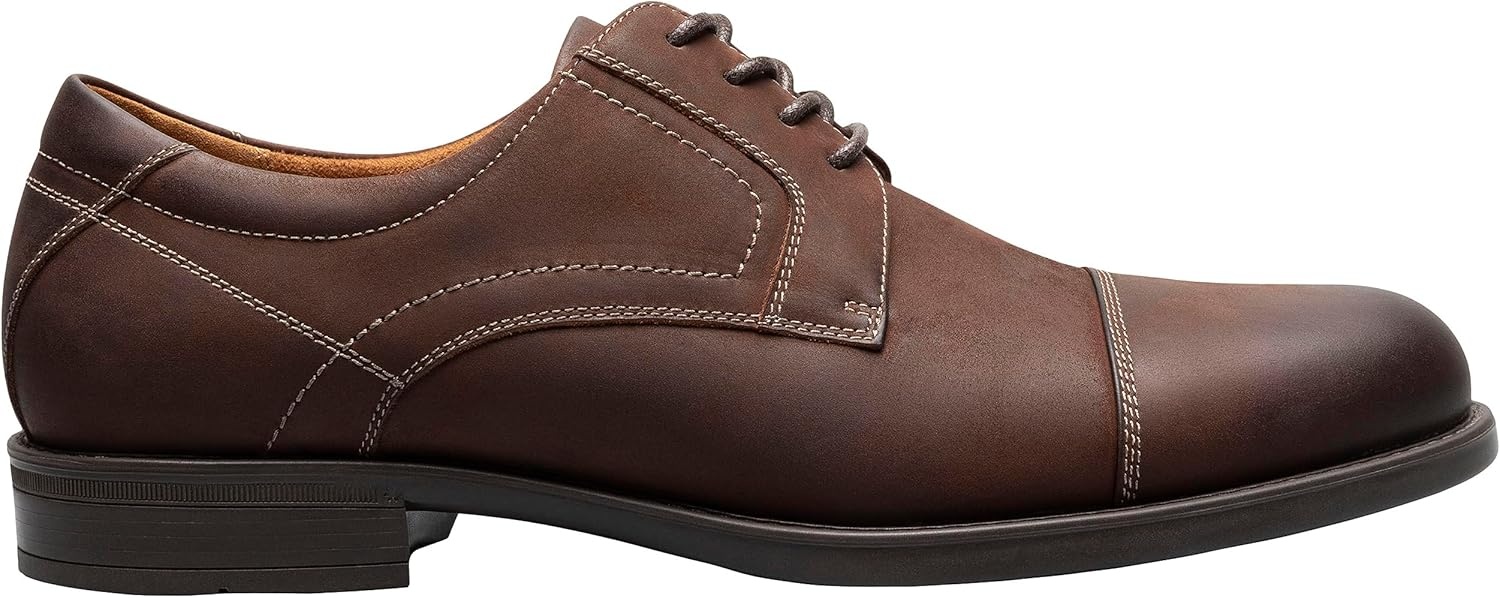 image:imageFlorsheim Mens Medfield Cap Toe OxfordBrown Crazy Horse