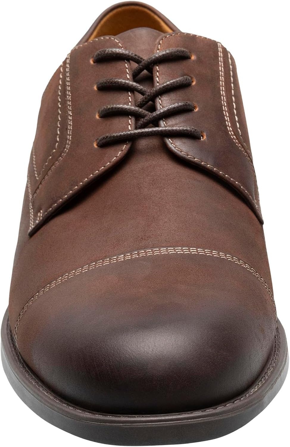 image:imageFlorsheim Mens Medfield Cap Toe OxfordBrown Crazy Horse