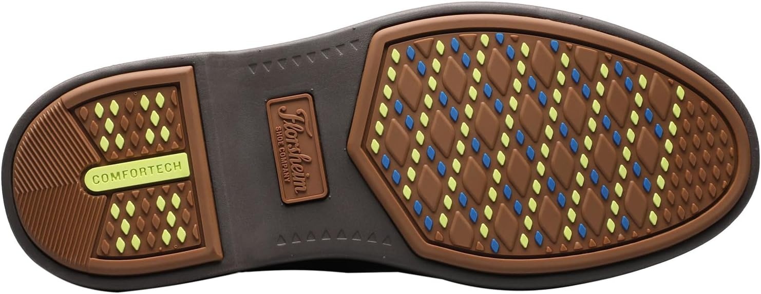 image:imageFlorsheim Supacush Plain Toe Ox Jr Boys ToddlerYouth OxfordBrown Milled LeatherBrown Sole