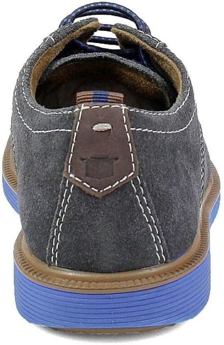image:imageFlorsheim Supacush Plain Toe Ox Jr Boys ToddlerYouth OxfordGray SuedeNavy Sole