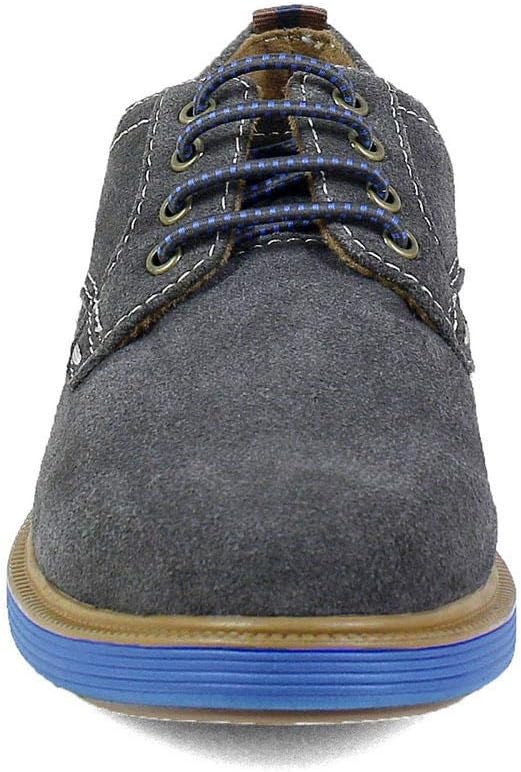 image:imageFlorsheim Supacush Plain Toe Ox Jr Boys ToddlerYouth OxfordGray SuedeNavy Sole