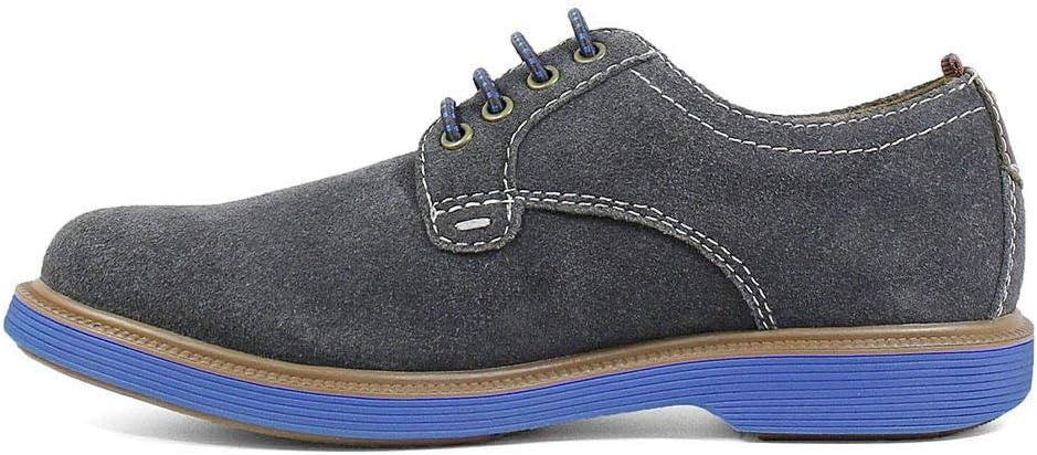image:imageFlorsheim Supacush Plain Toe Ox Jr Boys ToddlerYouth OxfordGray SuedeNavy Sole
