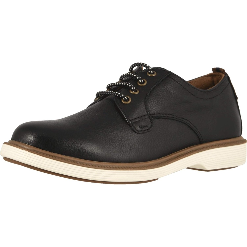 image:imageFlorsheim Supacush Plain Toe Ox Jr Boys ToddlerYouth OxfordBlack SmoothWhite Sole