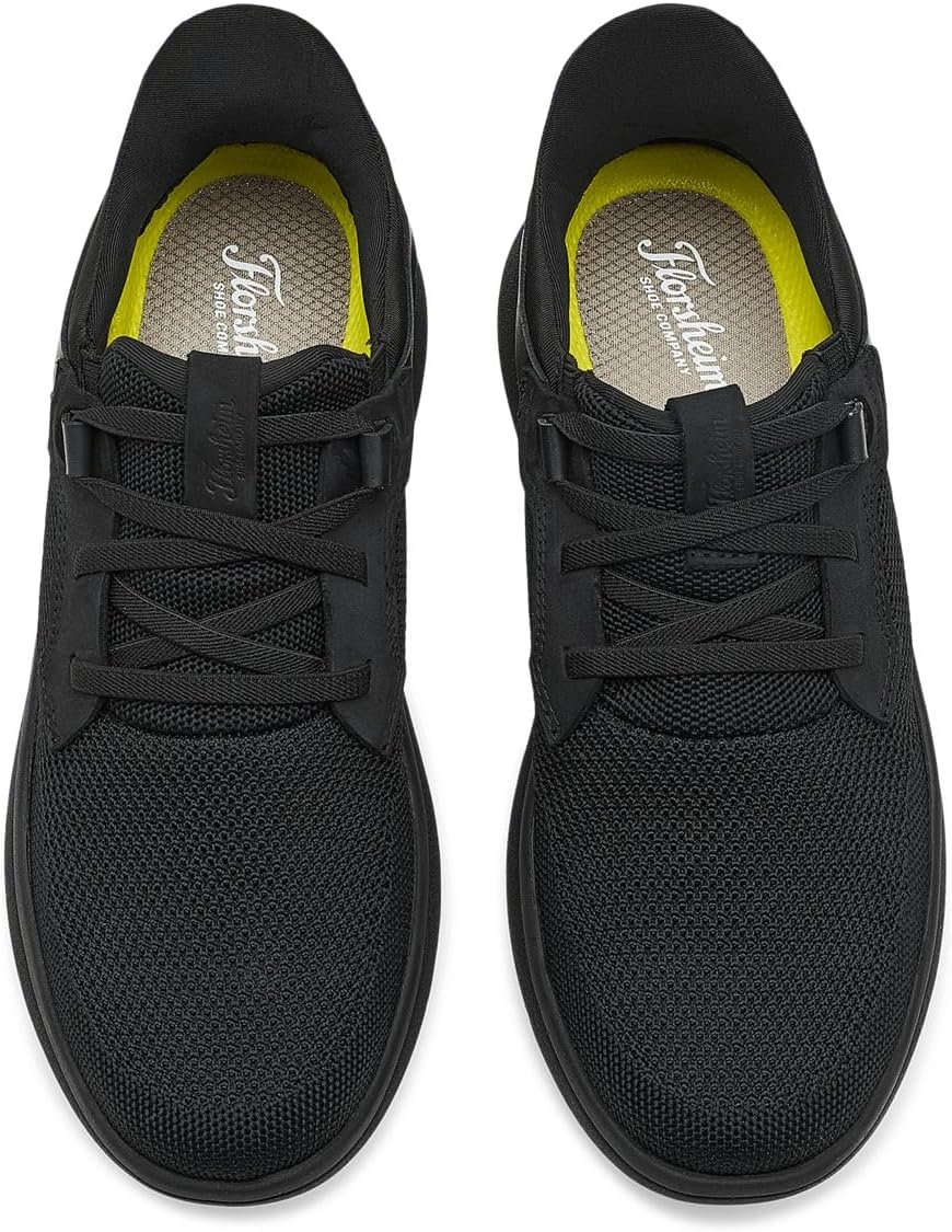 image:imageFlorsheim Fleet Knit Elastic Lace Slipon Hands FreeBlack