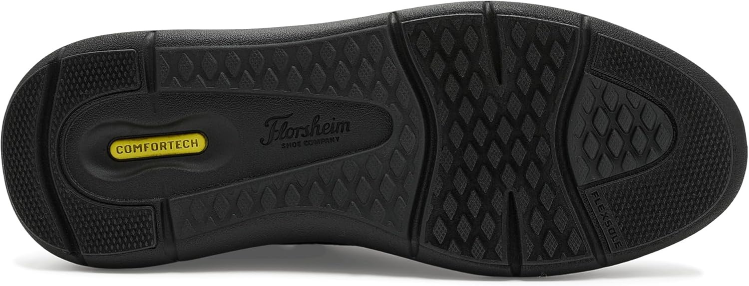 image:imageFlorsheim Fleet Knit Elastic Lace Slipon Hands FreeBlack