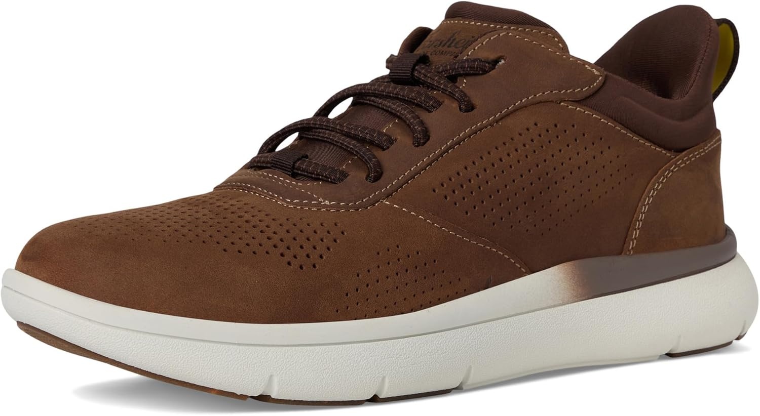 image:imageFlorsheim Fleet Perf Toe Elasti Lace Sneaker Mens OxfordBrown