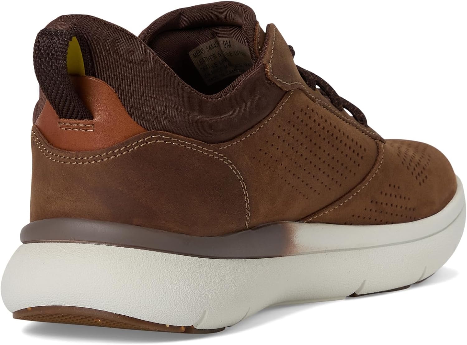 image:imageFlorsheim Fleet Perf Toe Elasti Lace Sneaker Mens OxfordBrown