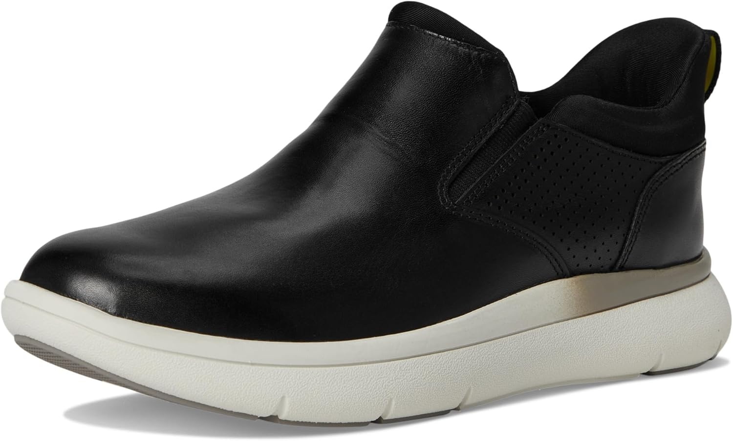 image:imageFlorsheim Fleet Plain Toe SlipOn Sneaker Mens Slip OnBlackWhite