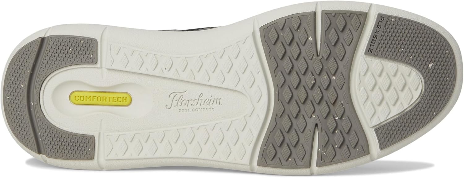 image:imageFlorsheim Fleet Plain Toe SlipOn Sneaker Mens Slip OnBlackWhite