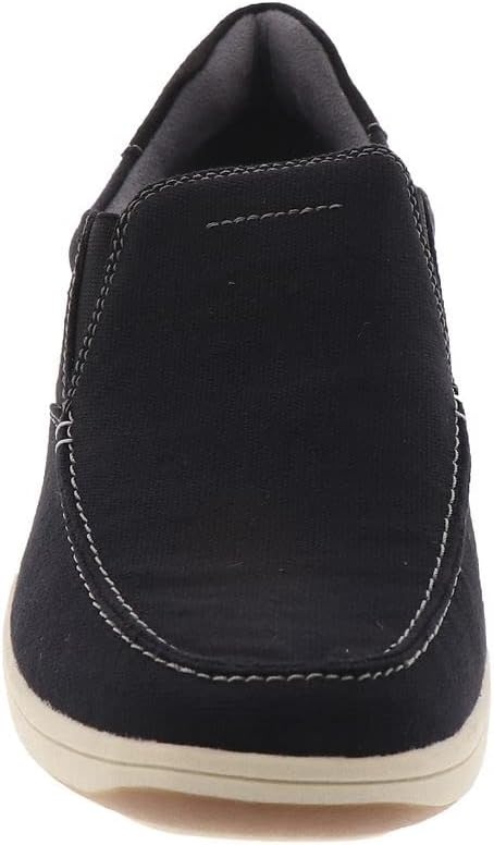 image:imageFlorsheim Lakeside Canvas Moc Toe Slip On Mens Slip OnBlackWhite