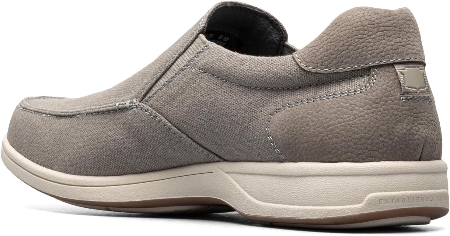 image:imageFlorsheim Lakeside Canvas Moc Toe Slip On Mens Slip OnGray Canvas