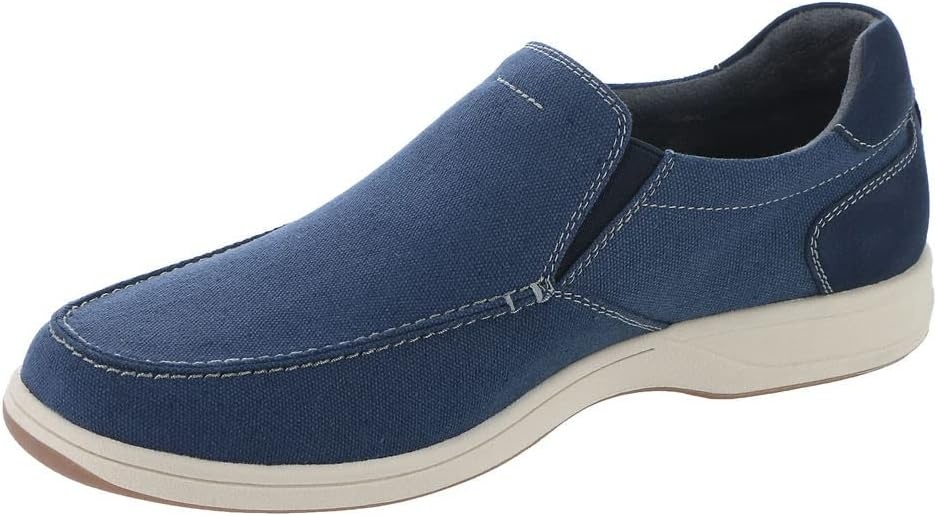 image:imageFlorsheim Lakeside Canvas Moc Toe Slip On Mens Slip OnNavy