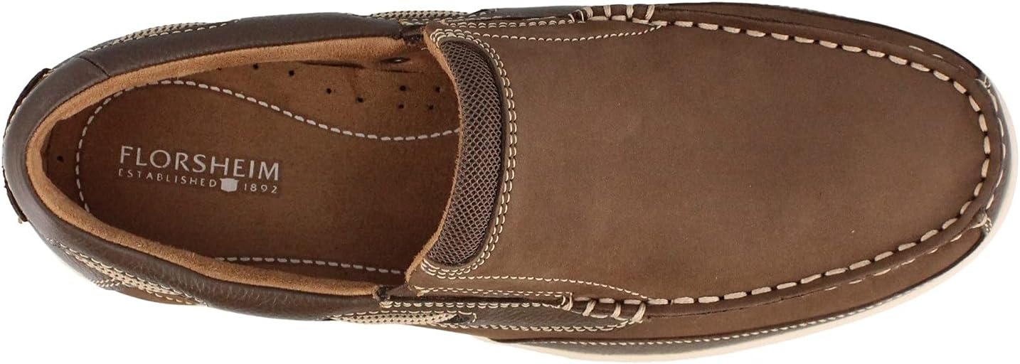 image:imageFlorsheim Lakeside Moc Toe Slip On Mens Slip OnBrown Nubuck