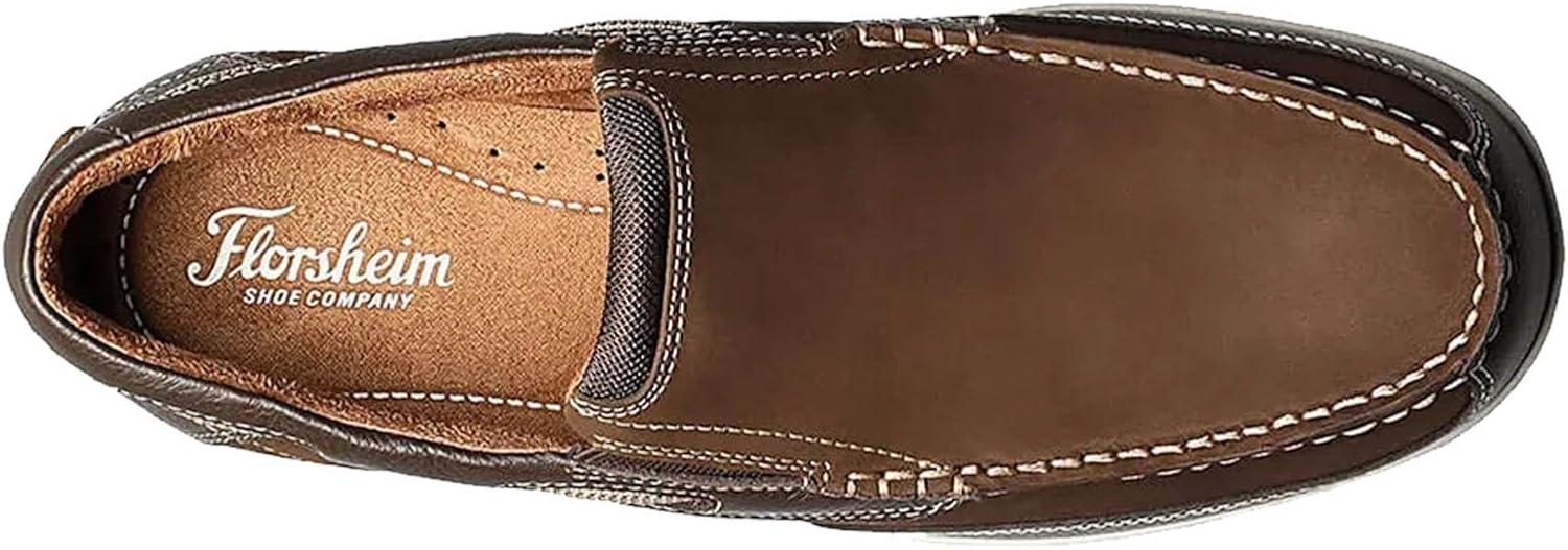 image:imageFlorsheim Lakeside Moc Toe Slip On Mens Slip OnBrown Nubuck