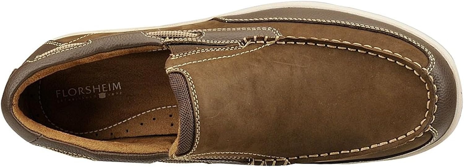 image:imageFlorsheim Lakeside Moc Toe Slip On Mens Slip OnBrownnubuck