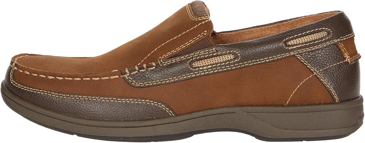 image:imageFlorsheim Lakeside Moc Toe Slip On Mens Slip OnStone Crazy Horse