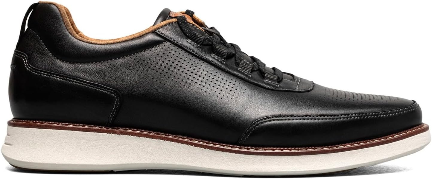 image:imageFlorsheim Launch Elastic Lace SlipOn Mens OxfordBlackWhite