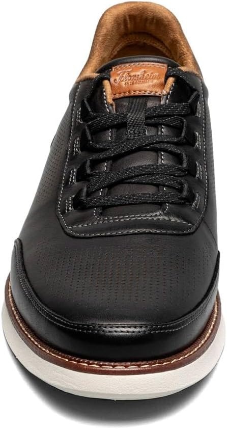 image:imageFlorsheim Launch Elastic Lace SlipOn Mens OxfordBlackWhite