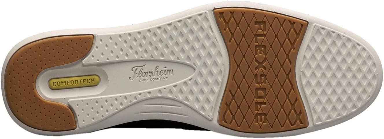 image:imageFlorsheim Launch Elastic Lace SlipOn Mens OxfordBlackWhite