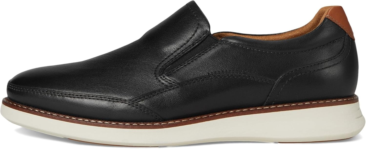 image:imageFlorsheim Launch Moc Toe Slip On Mens Slip OnBlackWhite