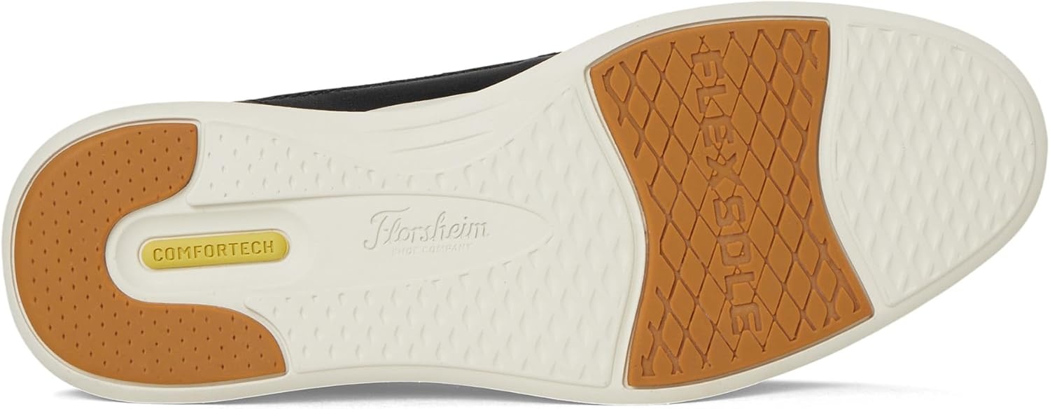 image:imageFlorsheim Launch Moc Toe Slip On Mens Slip OnBlackWhite