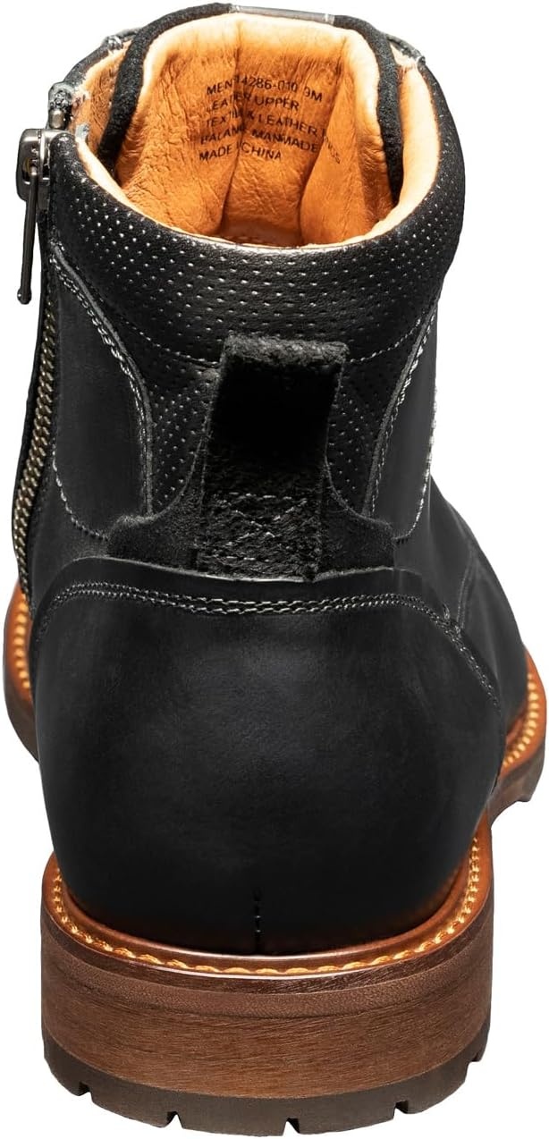 image:imageFlorsheim Mens Chalet Cap Toe BootBlack Crazy Horse