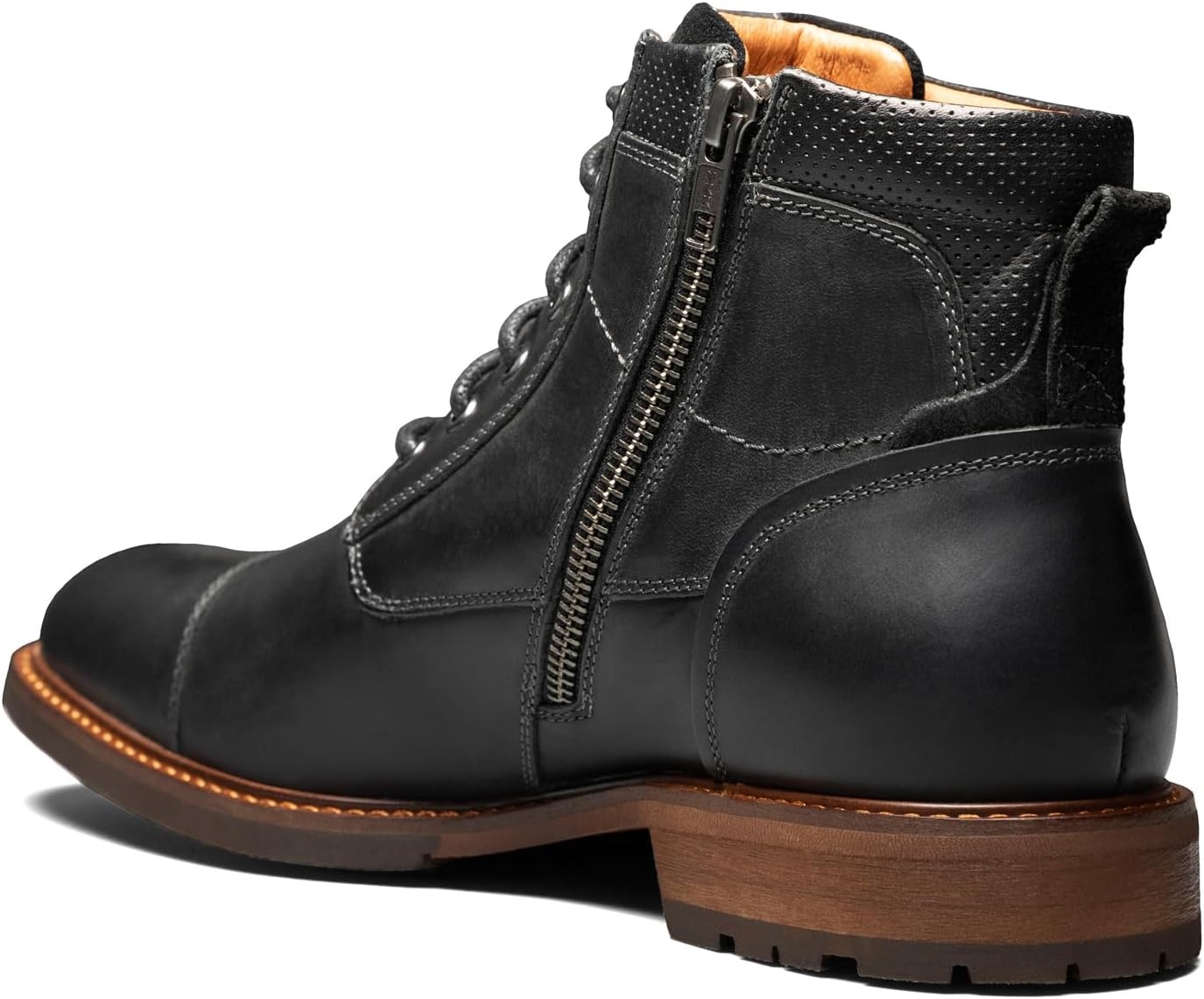 image:imageFlorsheim Mens Chalet Cap Toe BootBlack Crazy Horse