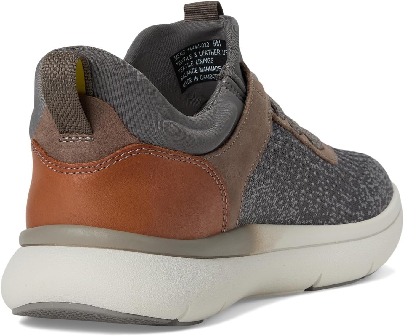 image:imageFlorsheim Mens Fleet Knit Elastic Lace Sneakers Hands FreeGrey