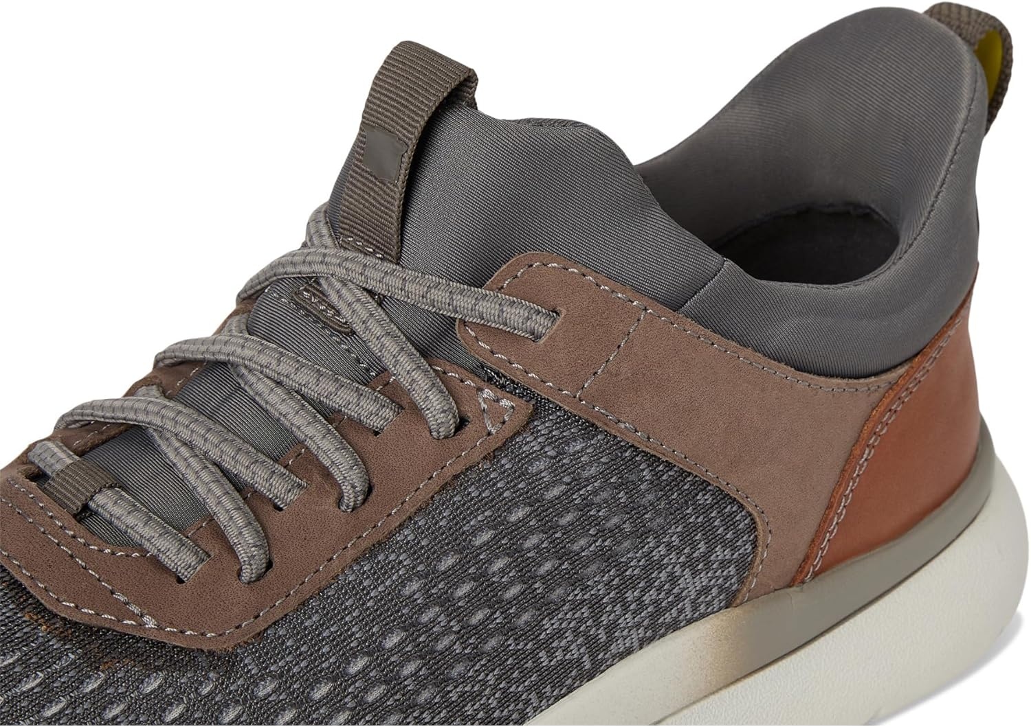 image:imageFlorsheim Mens Fleet Knit Elastic Lace Sneakers Hands FreeGrey